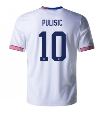 Förenta Staterna Christian Pulisic #10 Hemmatröja Copa America 2024 Kortärmad